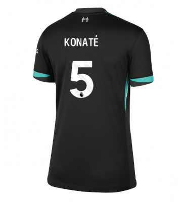 Liverpool Ibrahima Konate #5 Bortatröja Dam 2024-25 Kortärmad